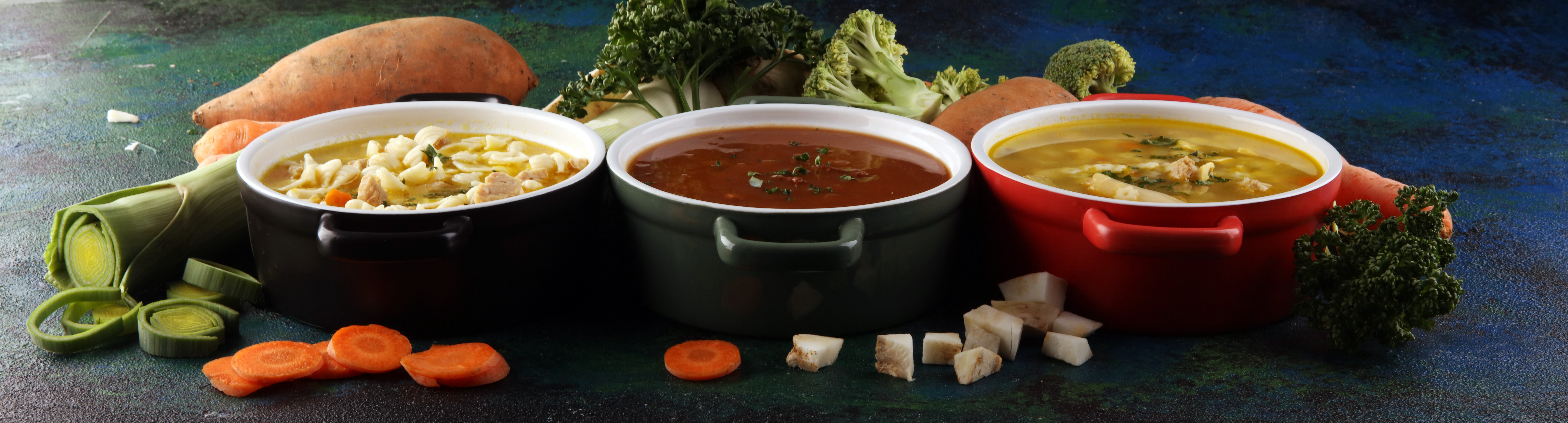 Arranged Food and Objects