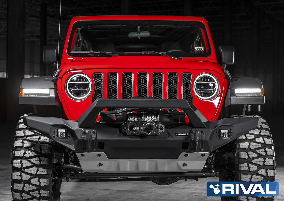 Miniature : PARE CHOCS AV RIVAL SANS LED WRANGLER JK/ WRANGLER JL/JT