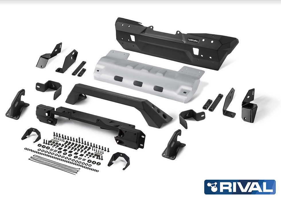 Miniature : PARE CHOCS AV RIVAL STUBBY WRANGLER JK / WRANGLER JL/JT