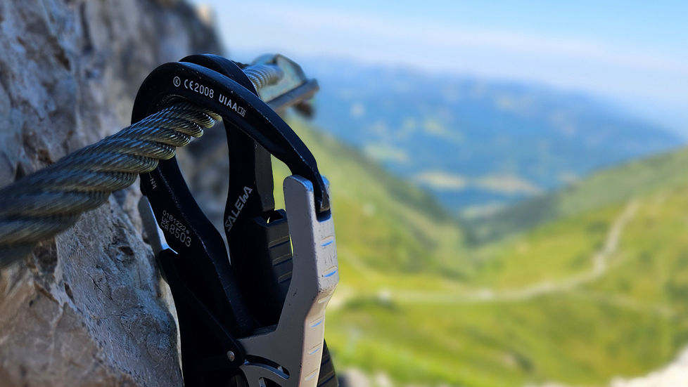 Klettersteig Urlaubsfoto