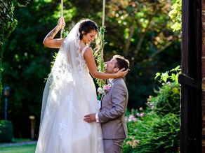 Janina und Denny feiern Hochzeit in der Haldmühle in Bissersheim