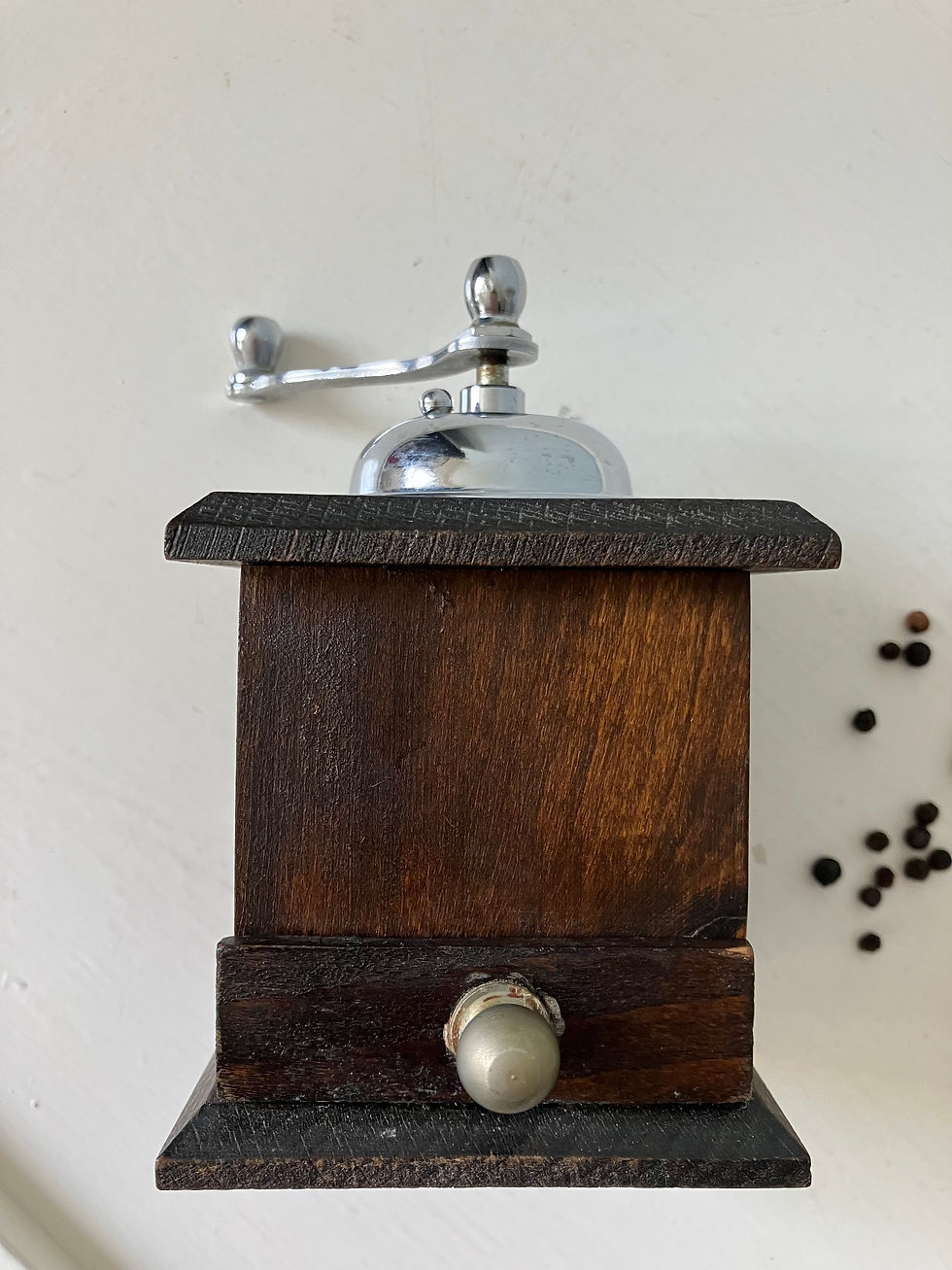 Thumbnail: Small Wooden Pepper Grinder