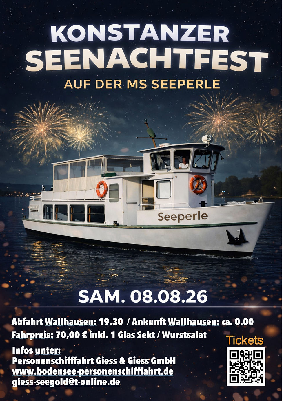 Seenachtfest Konstanz MS Seeperle 08.08.26