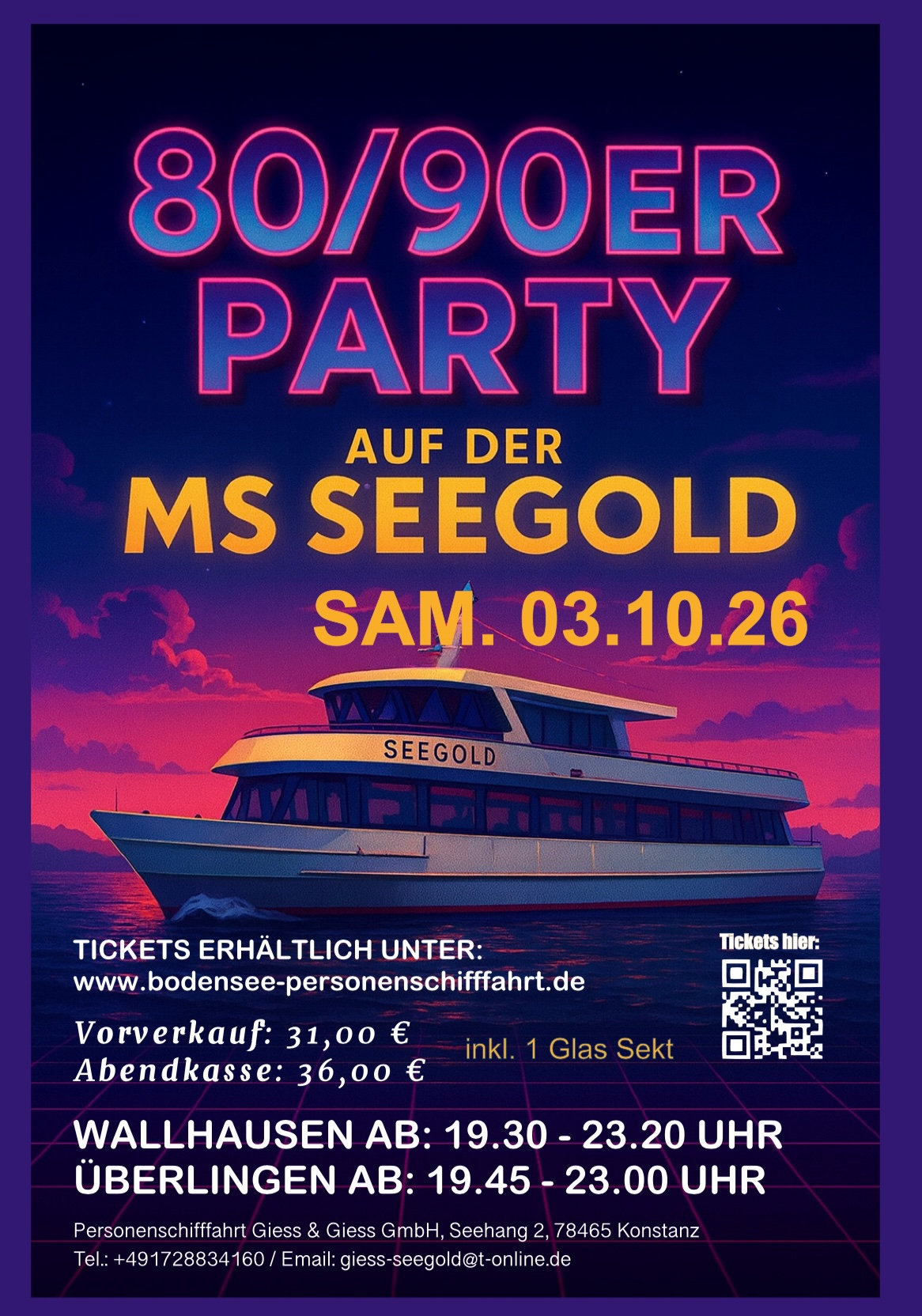 80/90er Party 03.10.2026