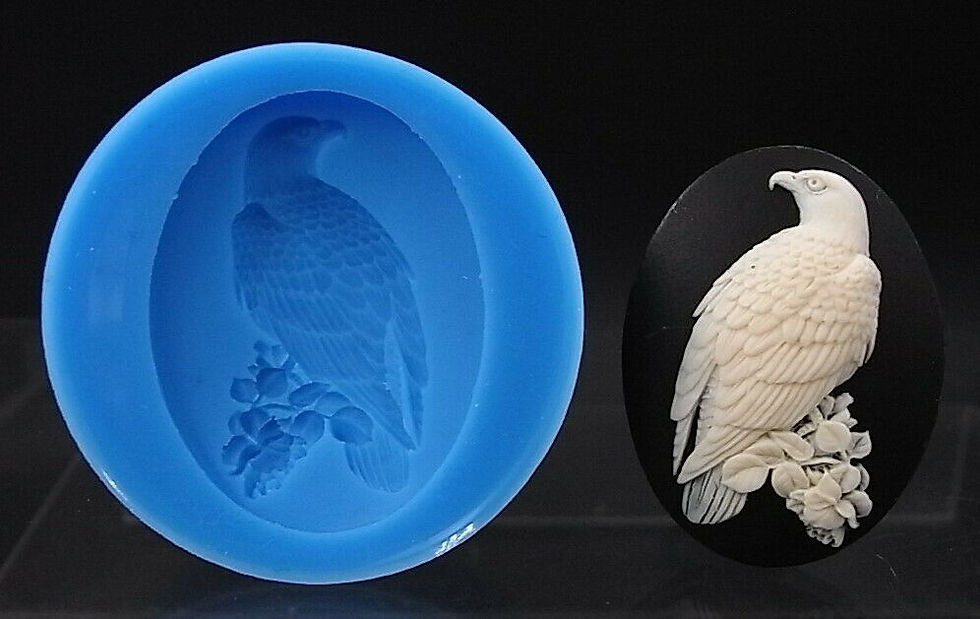 DIY Handmade Bald Eagle Silicone Push Mold
