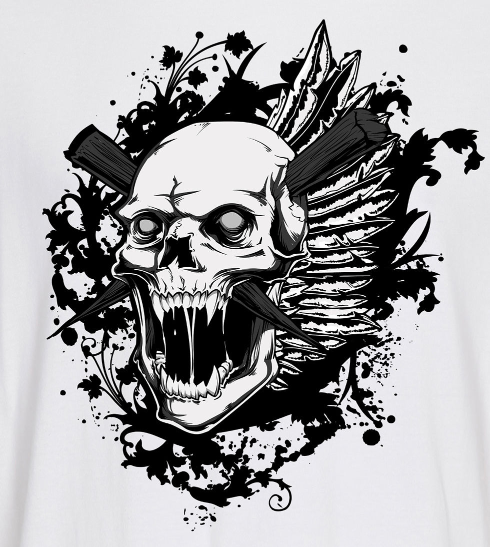 Miniatyrbilde: Skull in the Bush Tee