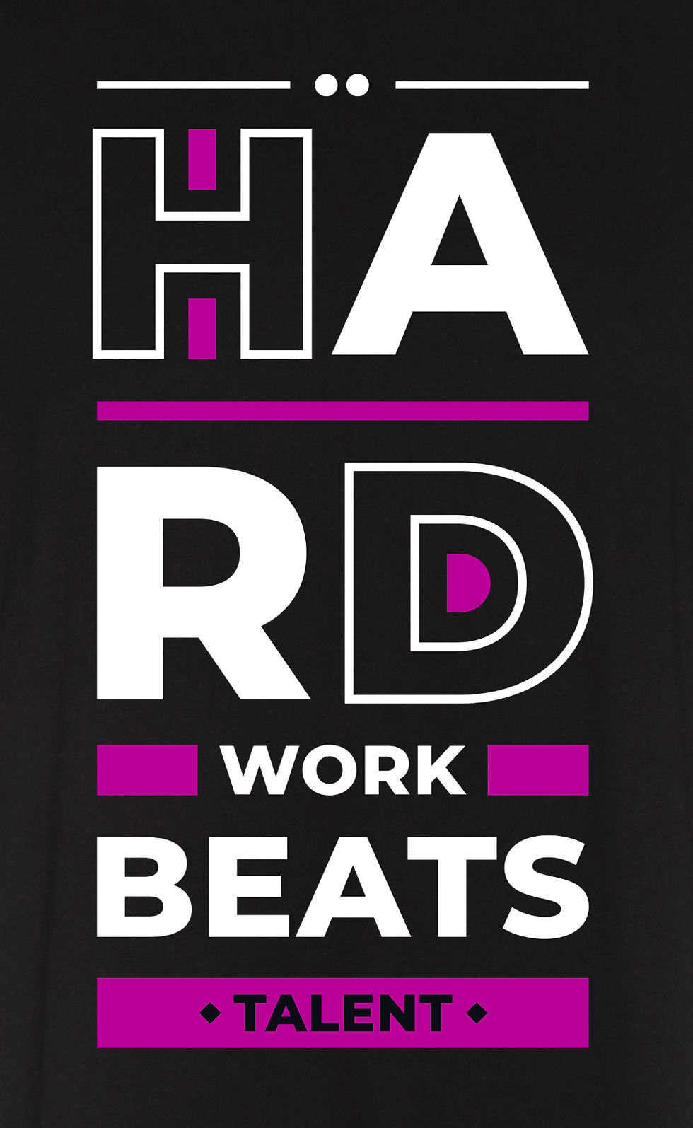Thumbnail: Hard Work Beats Talent Tee