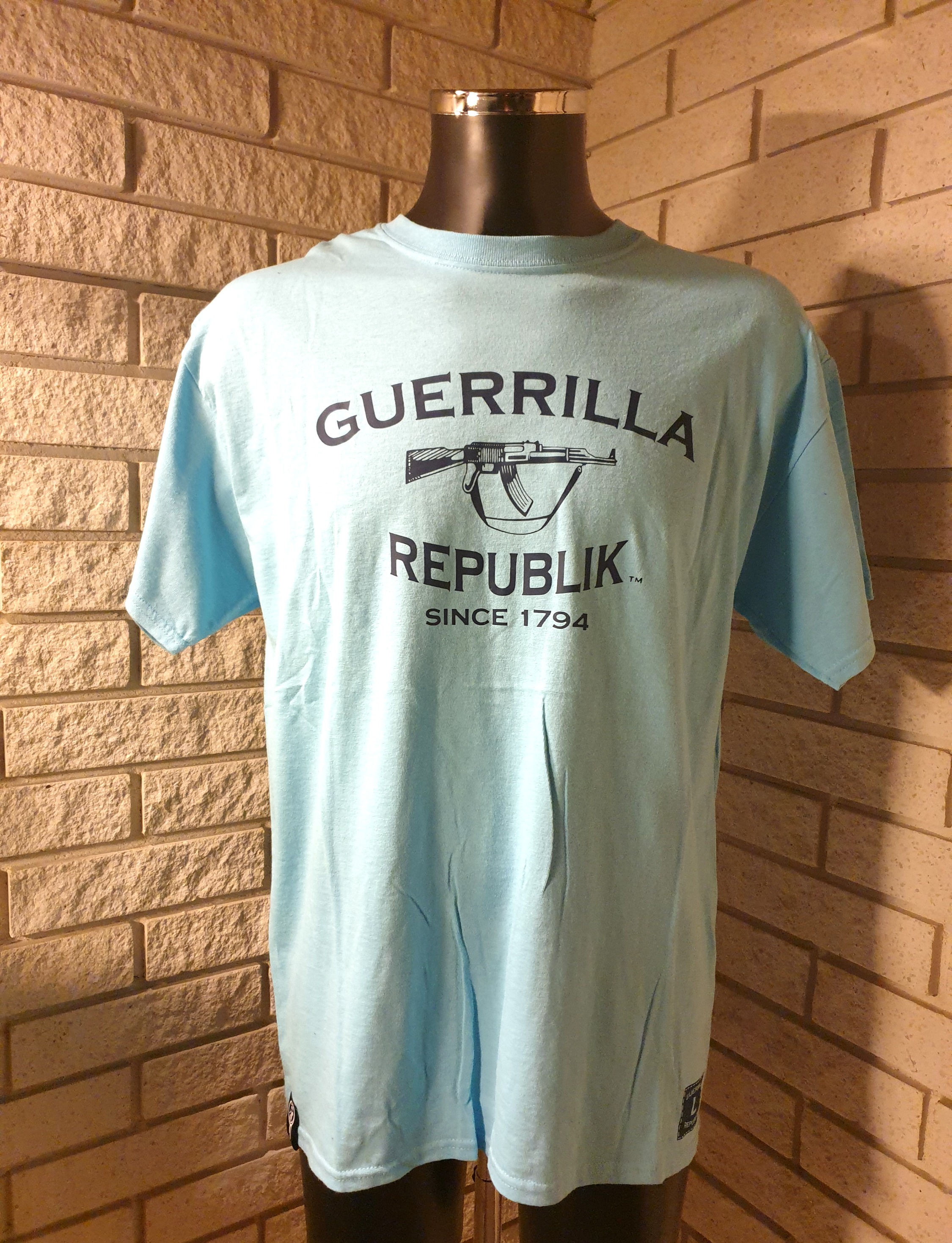 Guerrilla Republik AK47 Sky Blue Tee