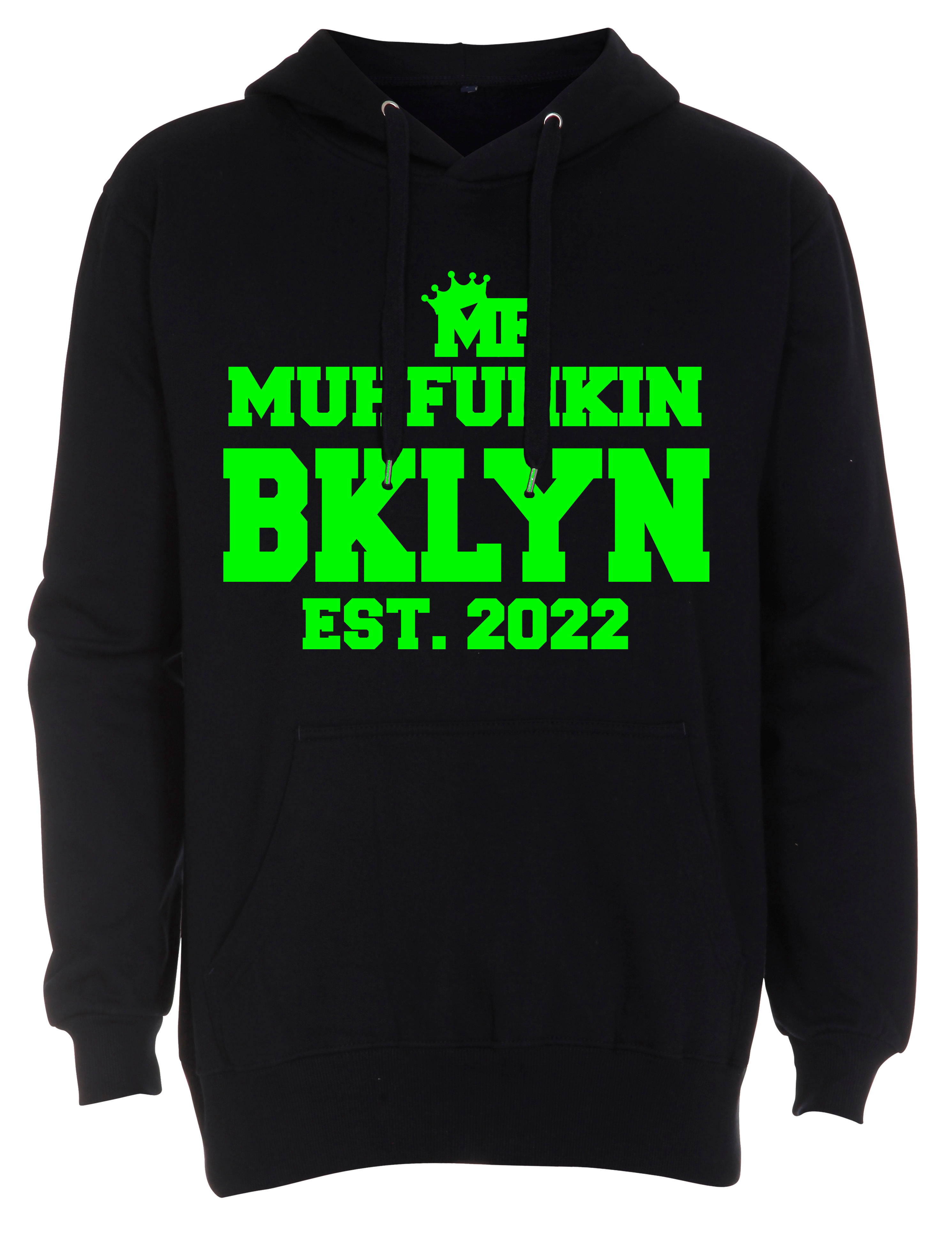 Neon Green on Dark Navy