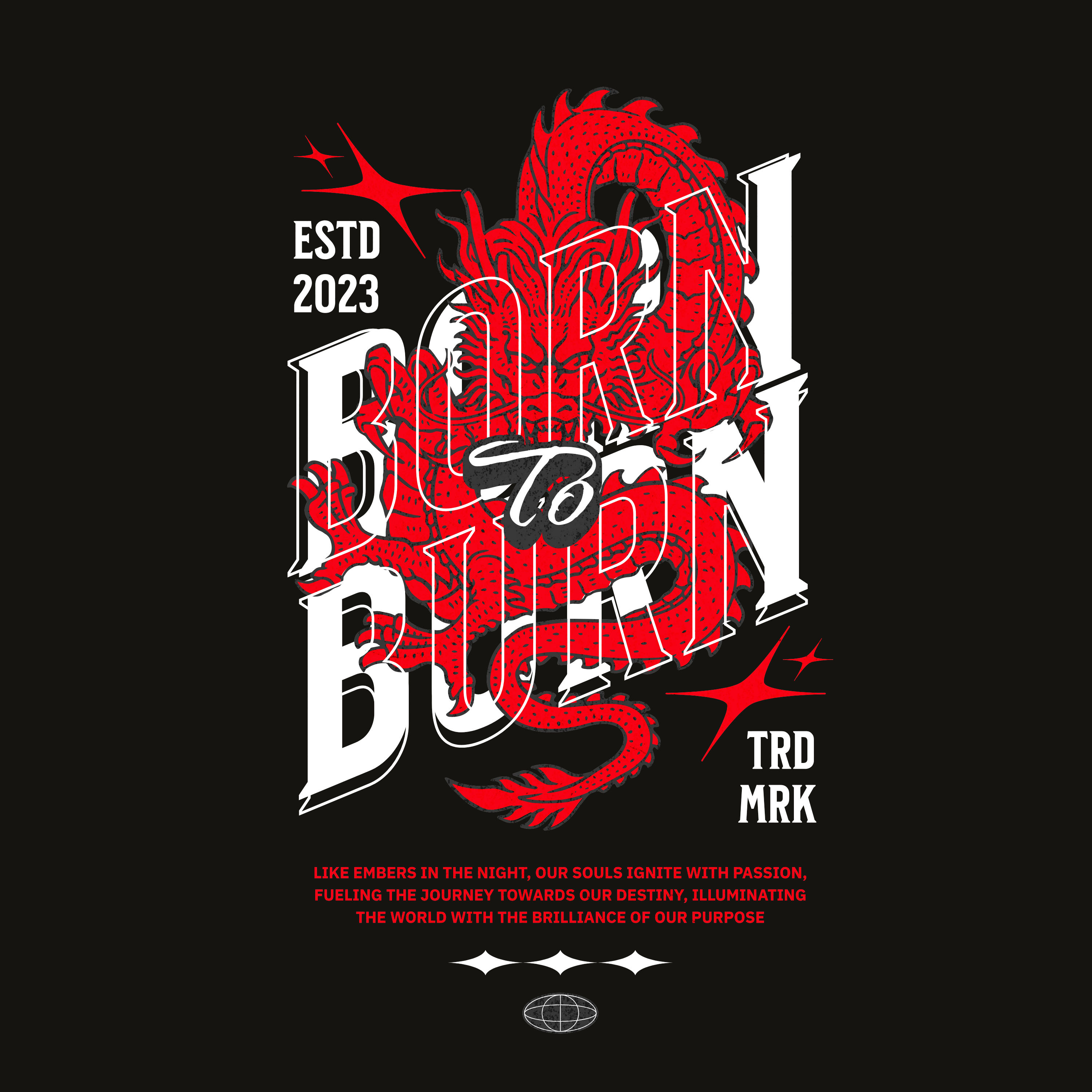 Full Color DTF Heat Transfers Born to Burn