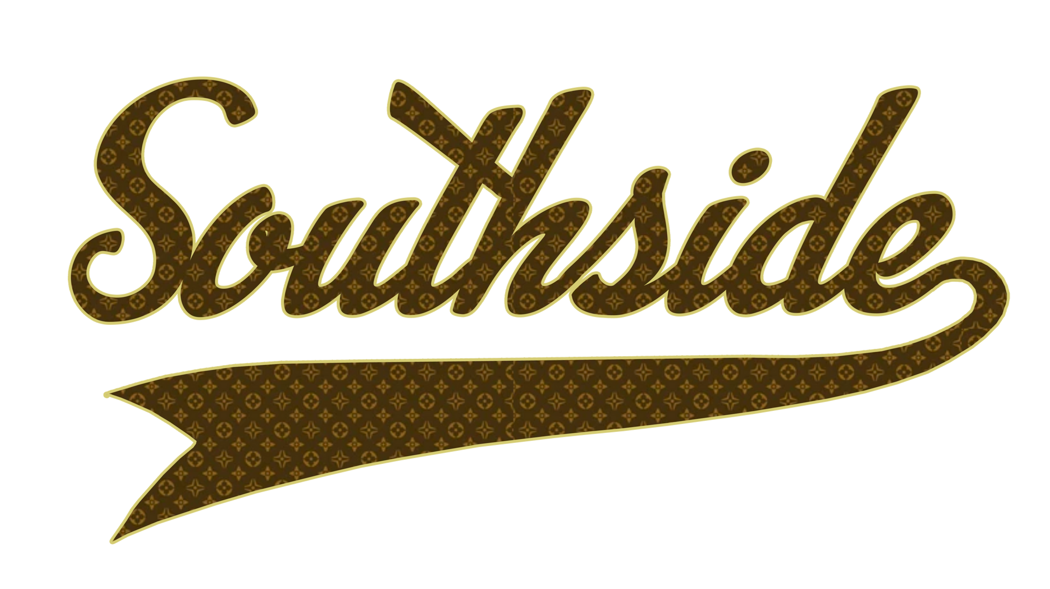 Full Color DTF Heat Transfers Southside Gucci Script