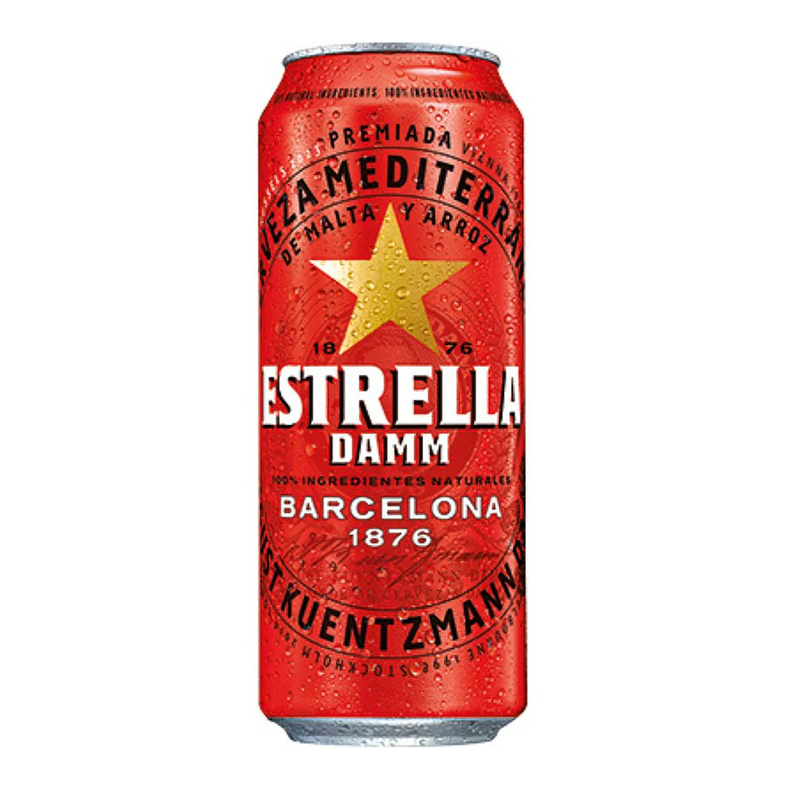 Estrella Damm Can Beer - 24 Pack