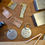 Thumbnail: A selection of all the pieces made as practice for the wedding ring workshop.