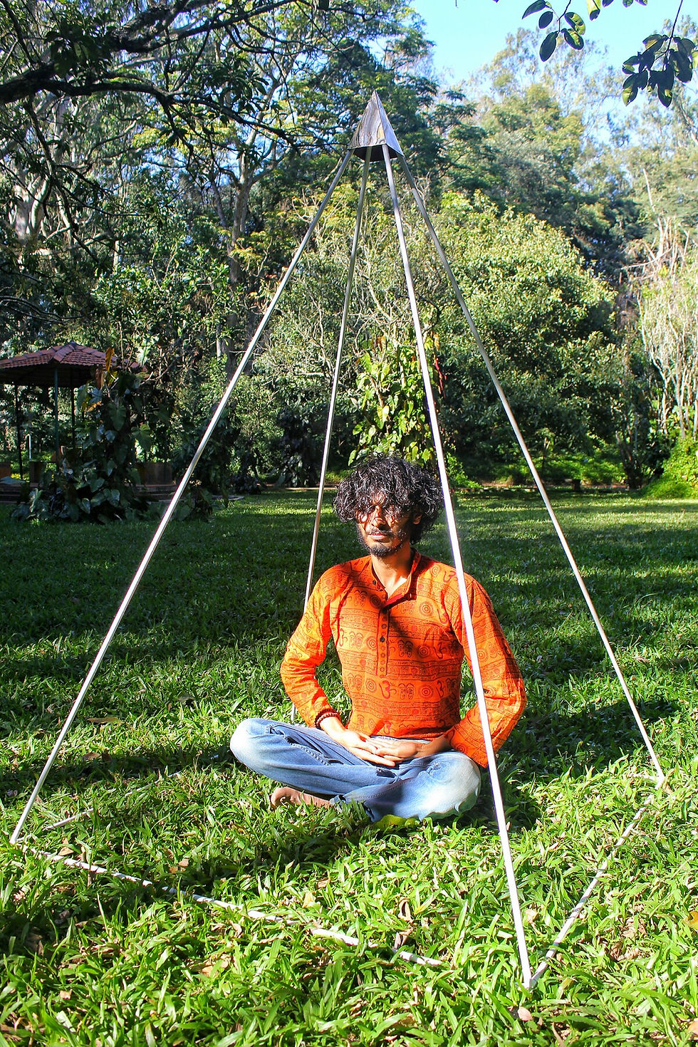 Thumbnail: Deluxe Aluminium Nubian Lite Duty Meditation Pyramid