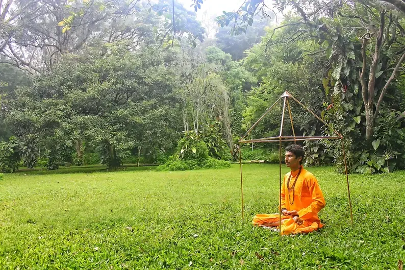 Thumbnail: Russian Special Stand kit with Natural Crystals Filled pyramid connector kit