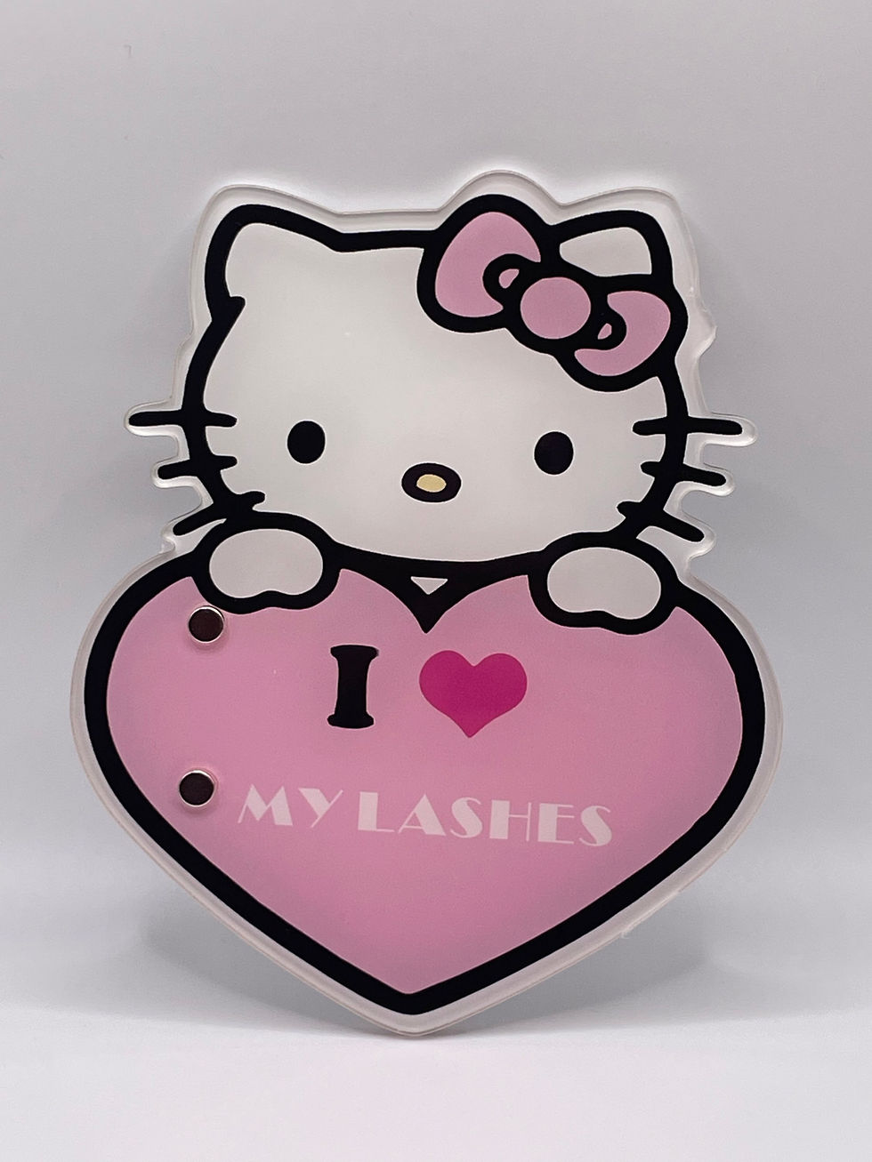 Thumbnail: “I Love My Lashes” Hello Kitty Acrylic Lash Tile