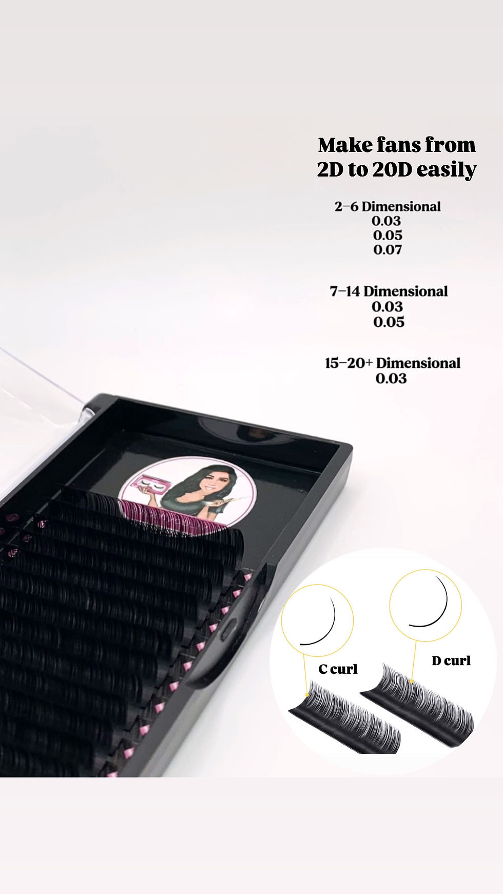 Thumbnail: 0.05 CC Curl Cashmere Luxury Trays