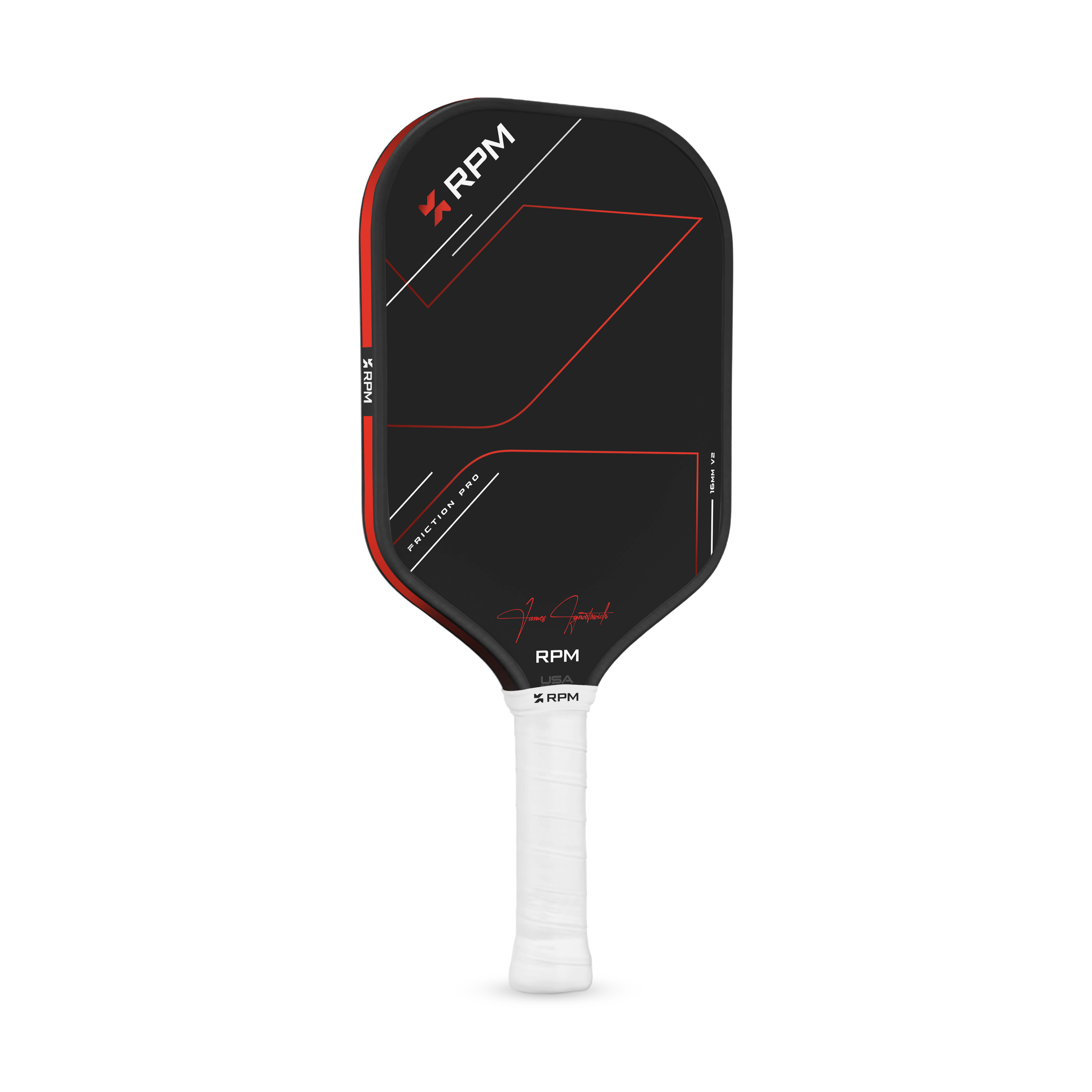 RPM FRICTION PRO 14MM/16MM ELONGATED V2 Pickleball Paddle