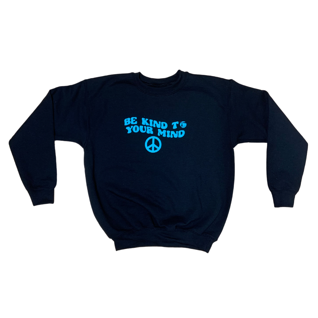 ‘Be Kind to your Mind’- Youth Crewneck
