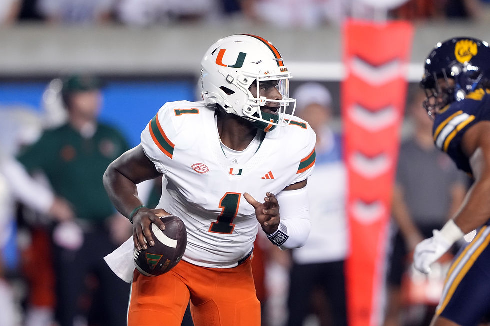 ACC | Miami QB Cam Ward