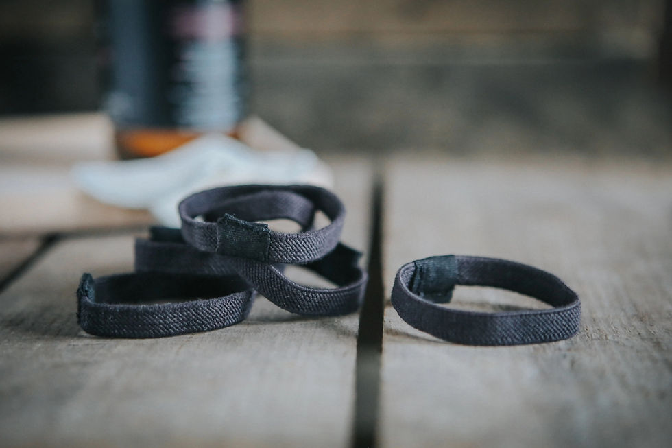 Plastic Free Hair Ties - 6 Pack - Natural