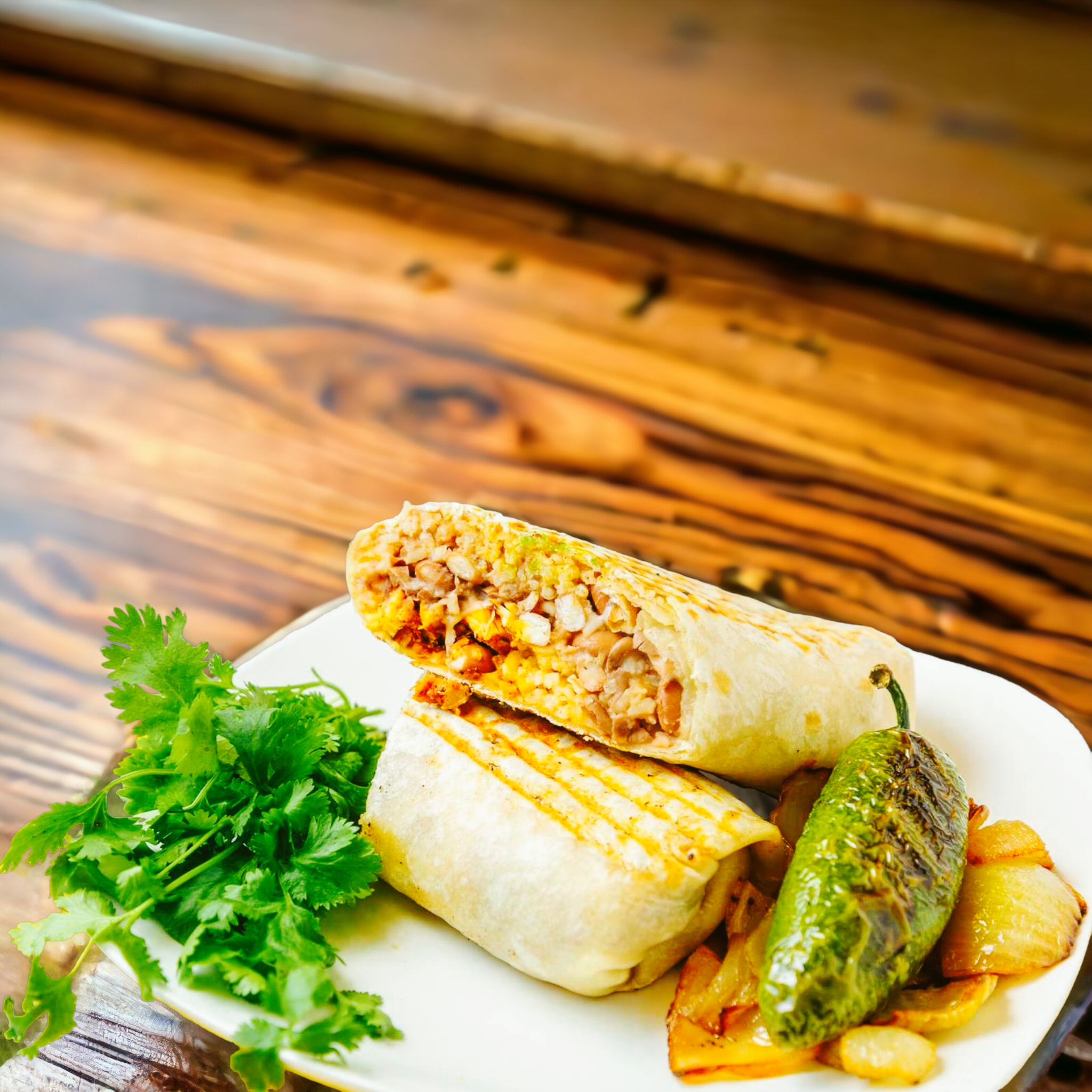 Arranged Food and Objects