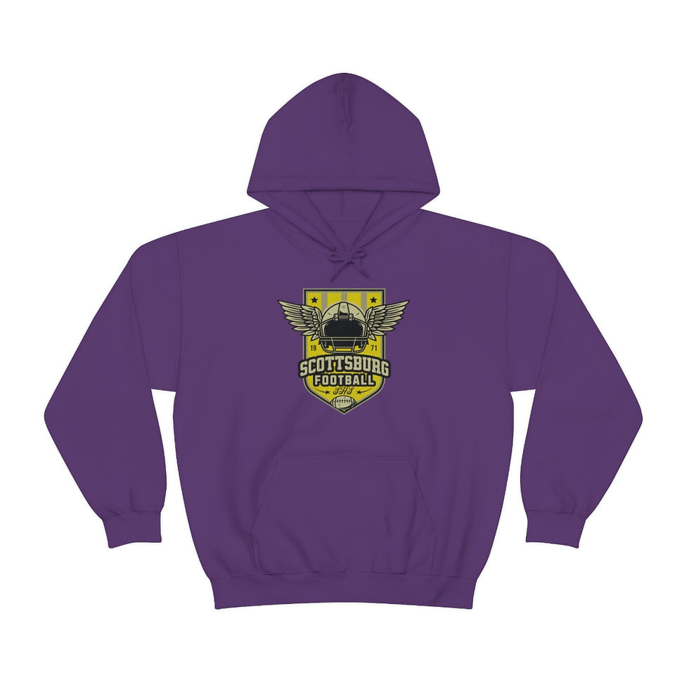 Thumbnail: Scottsburg Football Flying Helmet Shield Hoodie