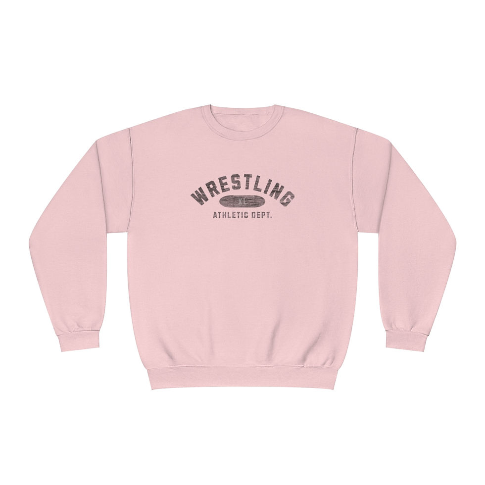 Thumbnail: Wrestling Athletic Dept Crewneck Sweatshirt, Adult Athletic Dept Sweatshirt