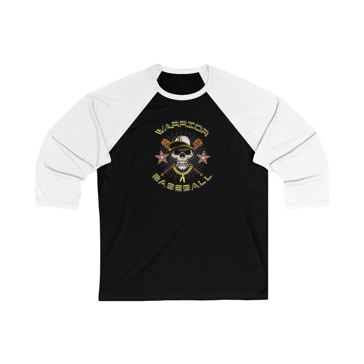 Scottsburg Baseball Skull 3\4 Sleeve Tee