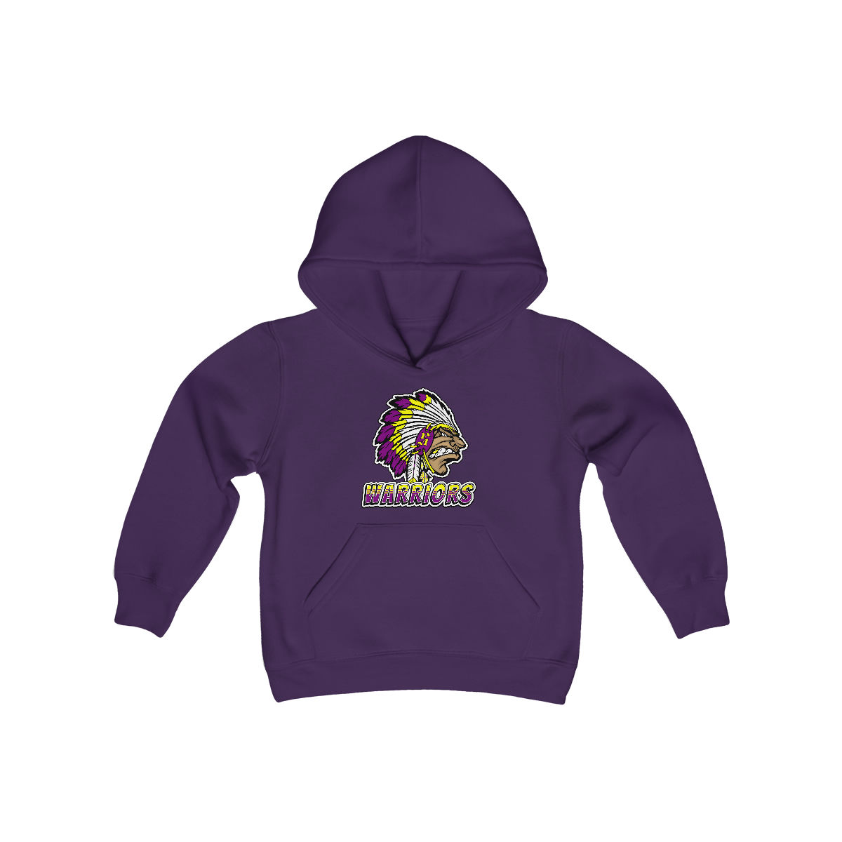 Youth Warrior Wrestling Sticker Hoodie