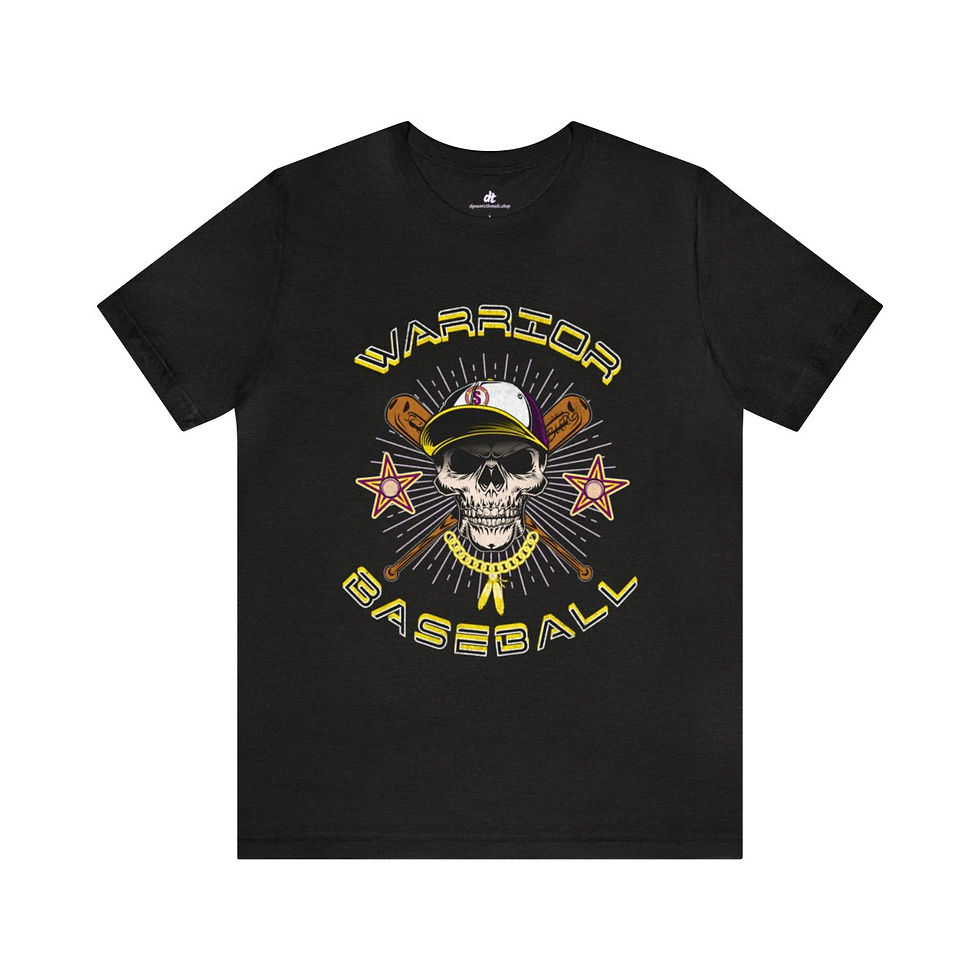 Thumbnail: Warrior Baseball Skull & Crossed Bats 