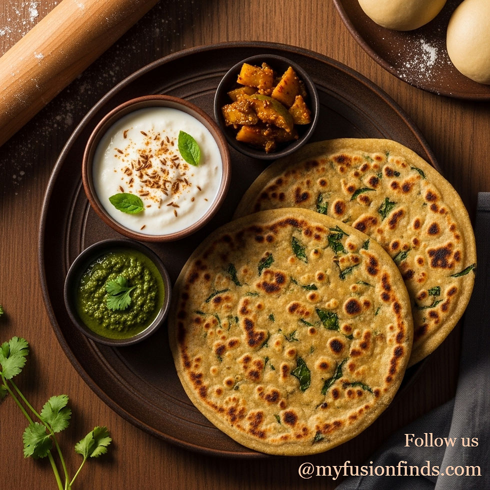 Besan Methi Paratha Recipe
