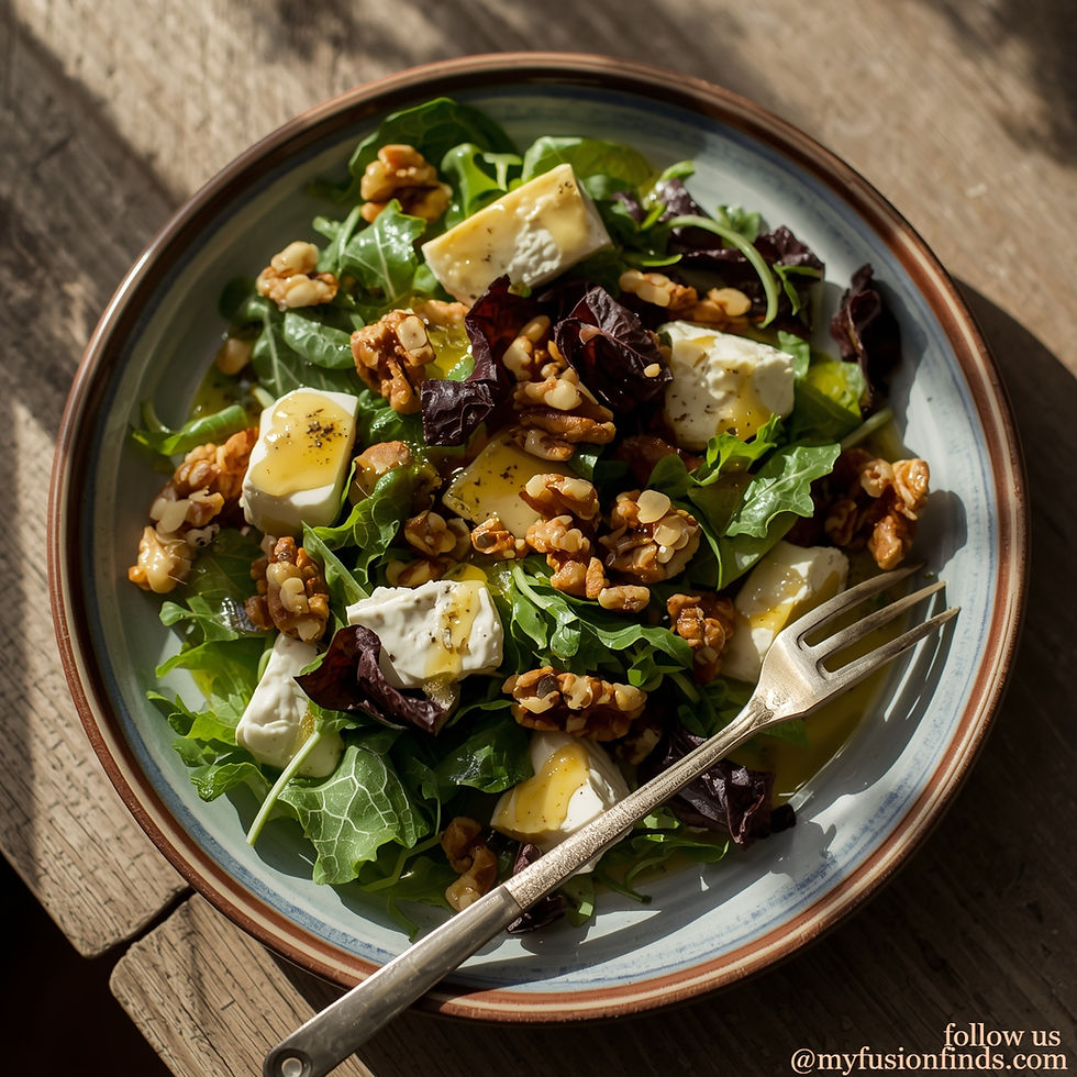 Goat Cheese, Honey & Walnut Salad