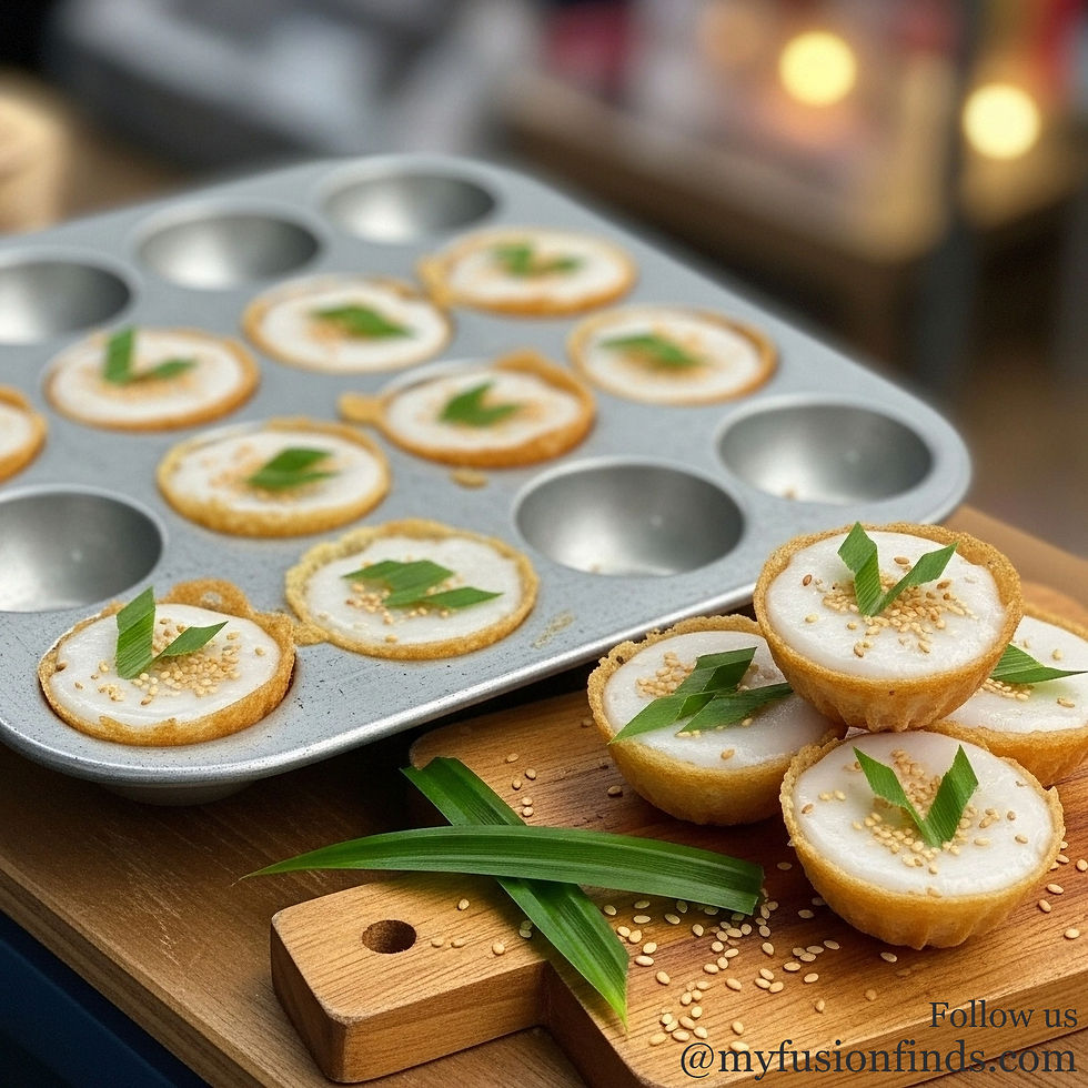 Thai Coconut Pudding (Khanom Krok)