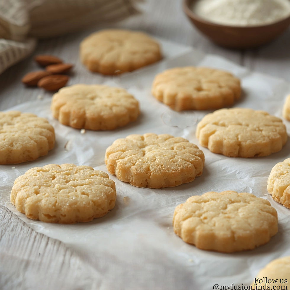 Almond Flour Shortbread Cookies