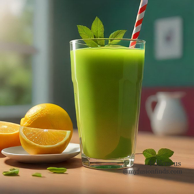 Honey Lemon Green Tea Smoothie