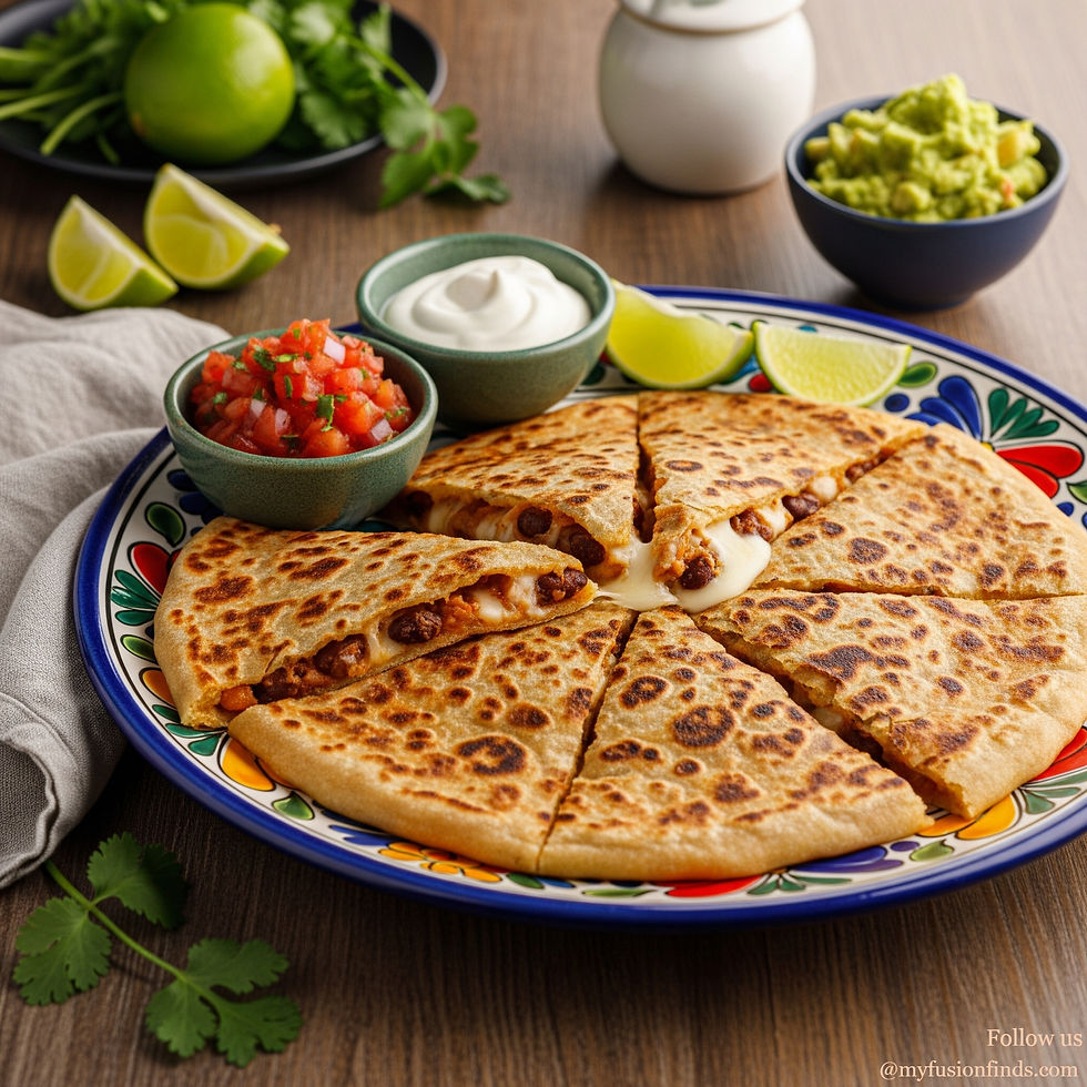 Mexican Bean & Cheese Paratha