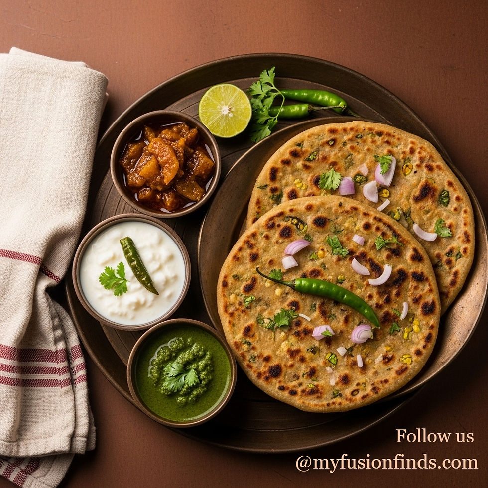 Missi Paratha (Besan Paratha)