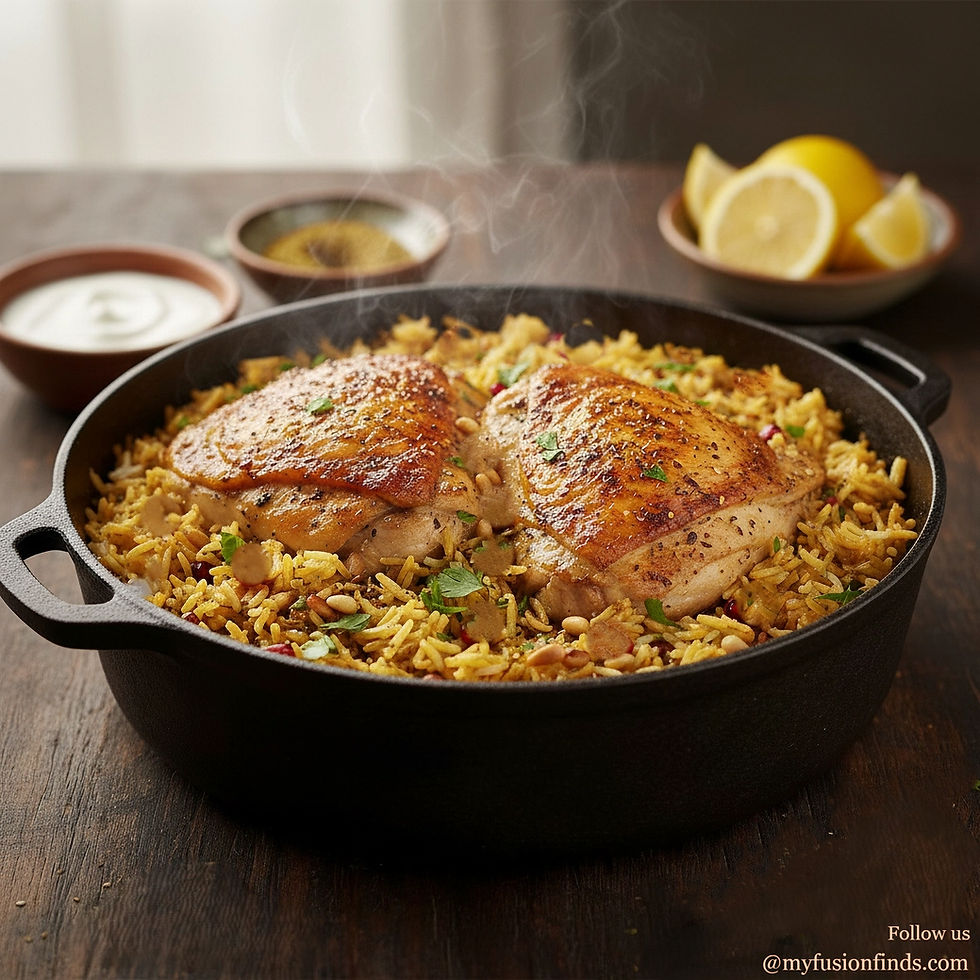 One Pot Za'atar Chicken and Rice