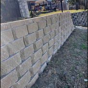Retaining Wall Installation