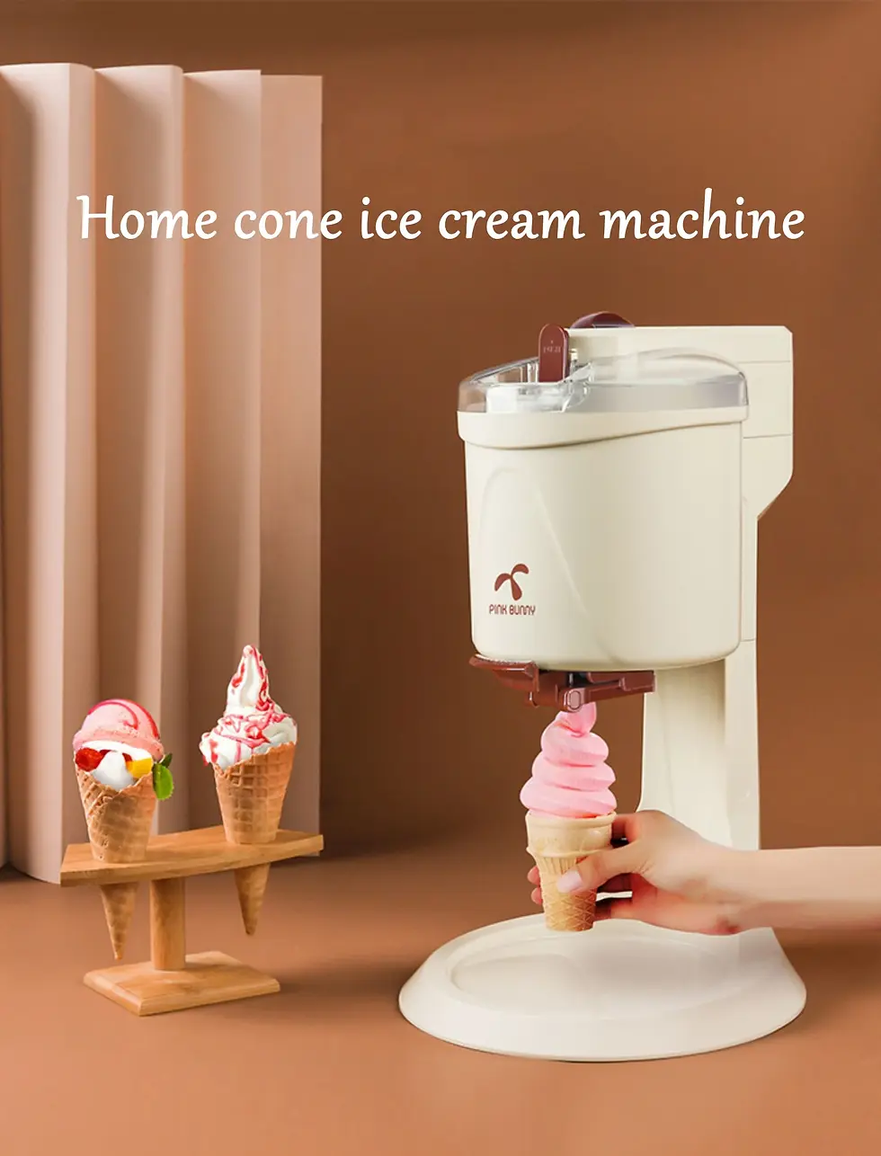 Miniatura: Ice Cream Machine 220V Household Automatic DIY Frozen Fruit 1L Fruit Dessert Mac
