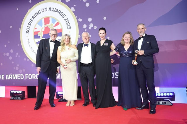 Scottys Little Soldiers and RBLIE - Joint winners of the Soldiering on Community Impact Award at the Armed Forces Community Awards