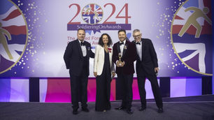 Andy, winner of the 2024 Employee Champion Soldiering On Award