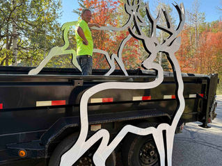 Reflective deer silhouettes headed to SR 248 near Hideout