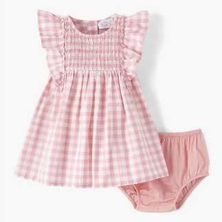 Pink Gingham Dress