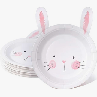 Bunny Plates for Some Bunny is One Birthday Party