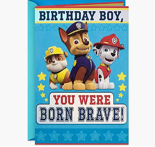 Paw Patrol Birthday Card