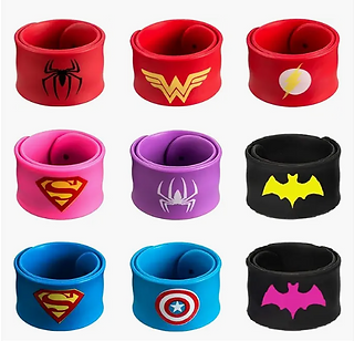 Superhero Slap Bracelets