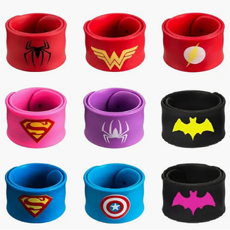Superhero Slap Bracelets