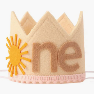 Sun 'One' Birthday Crown